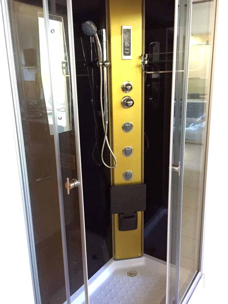 Cabina doccia 100x70 box idromassaggio - Idra SX - immagine 3
